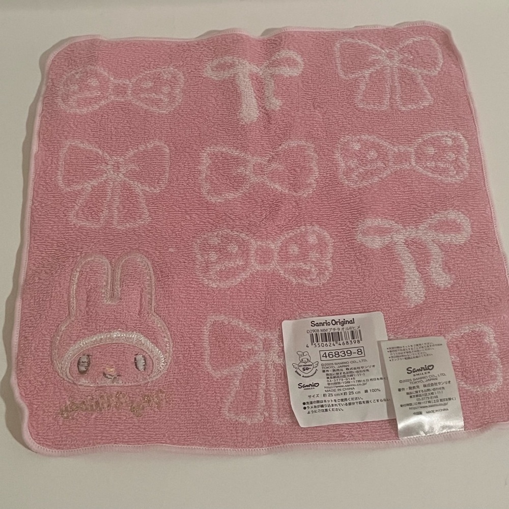 My Melody Ribbon Princess Series Decorative Hand Towel - Picture 3 of 6